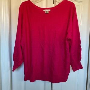 Max Studio Vibrant Pink Knit Top